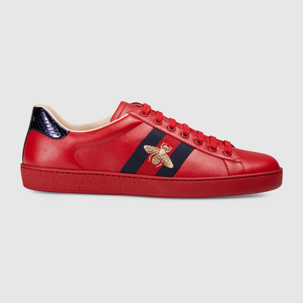 Gucci High-top Ace Sneaker in Red for Men
